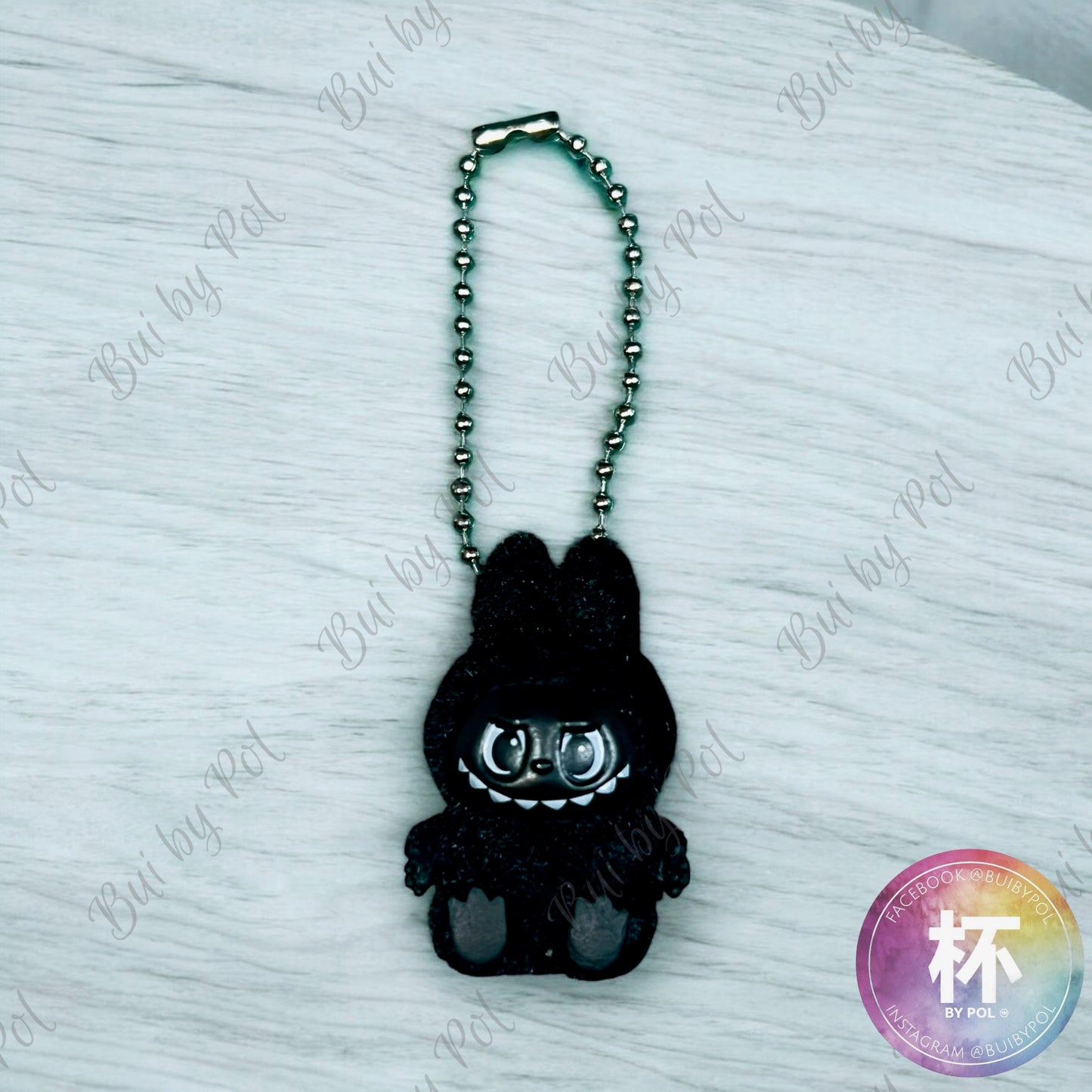 Labubu Black Labubu Cup Charm