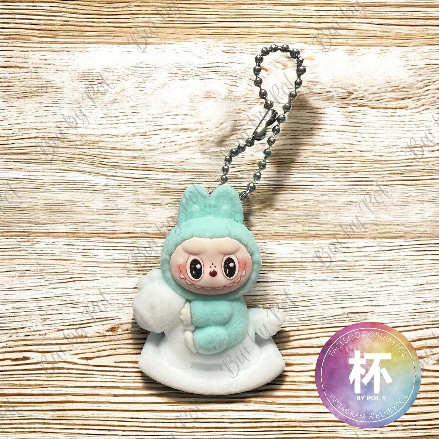 Labubu Riding Horse Cup Charm
