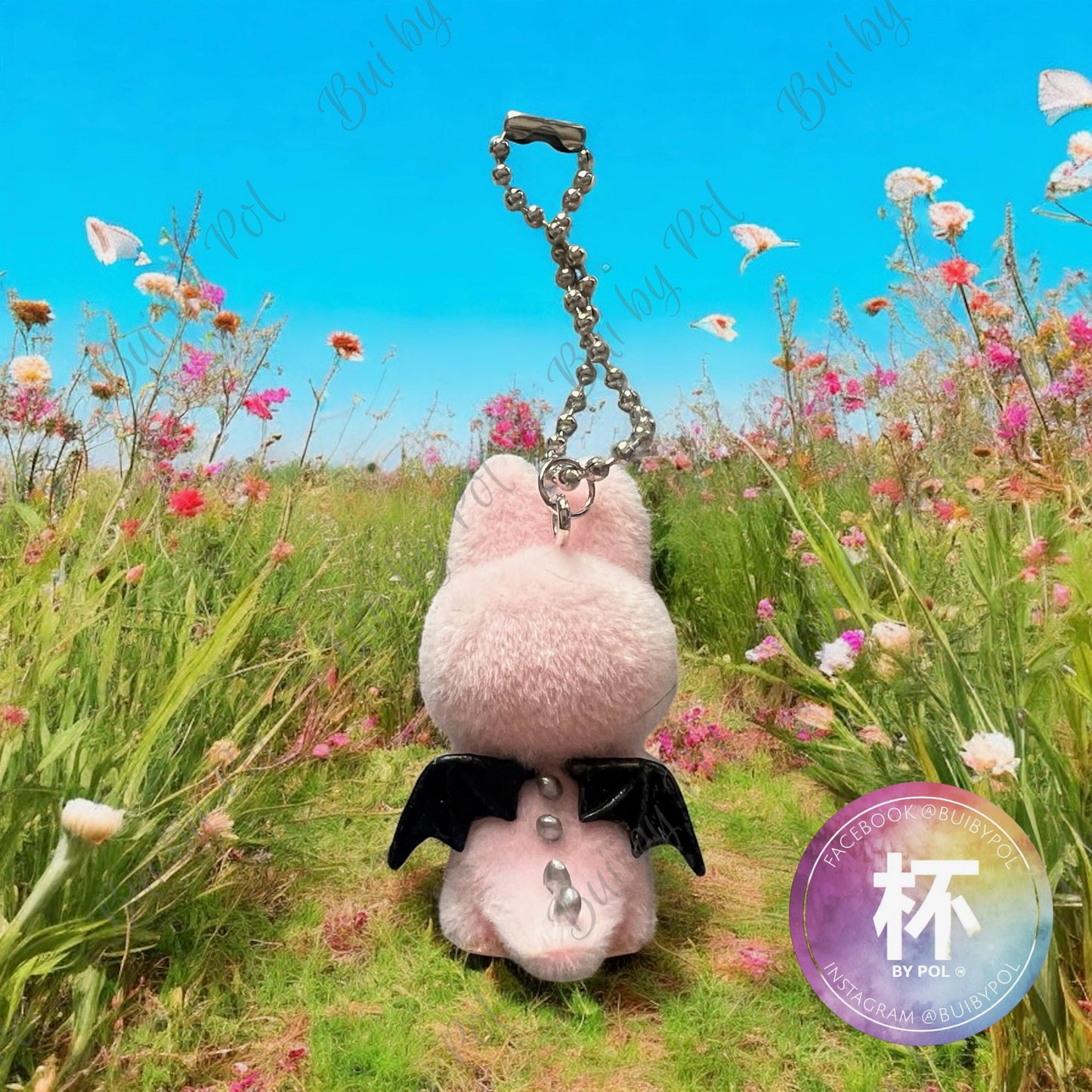 Labubu Pink Zimomo Cup Charm