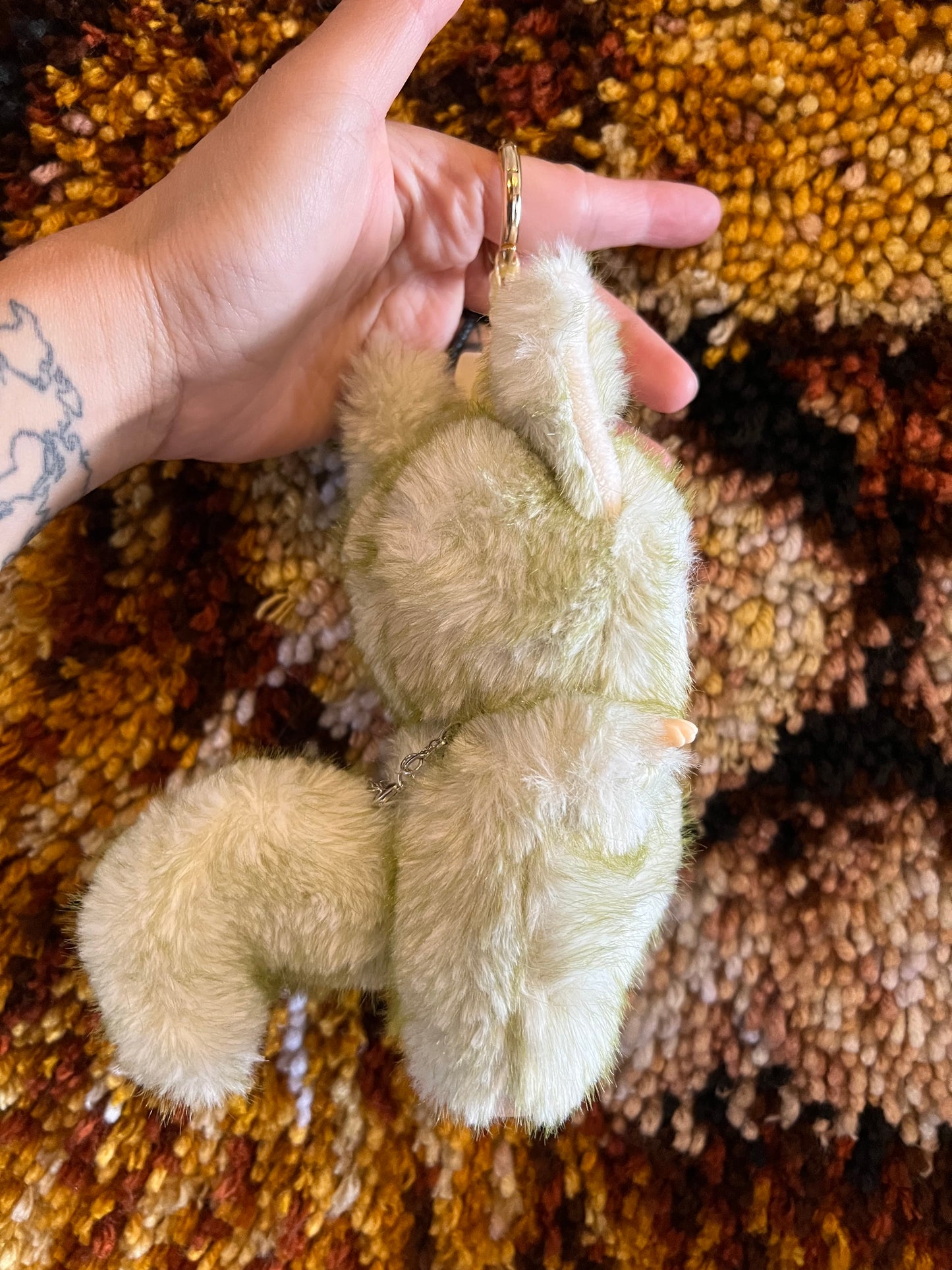 Custom Green Fox Labubu
