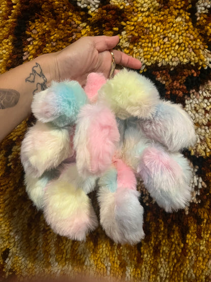 Custom Rainbow Nine Tails Fox Labubu