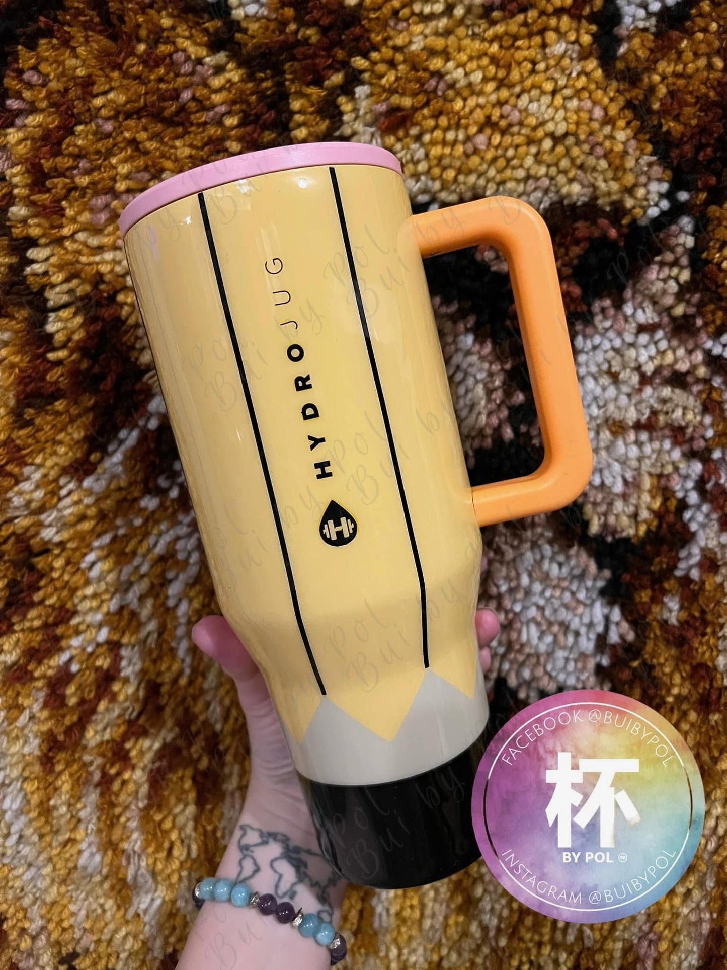 Custom Hydrojug Pencil tumbler (40oz)