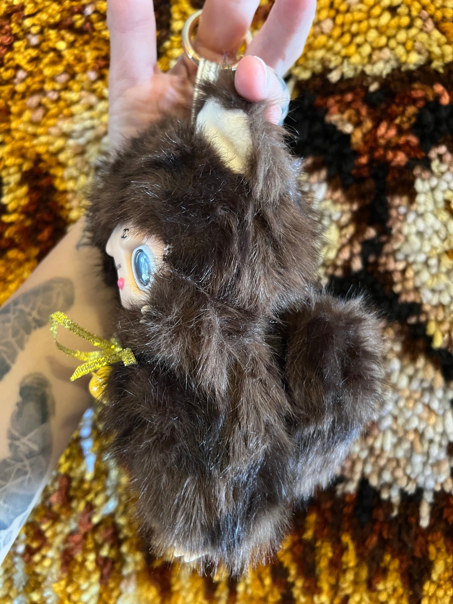 Custom Brown Bear Labubu