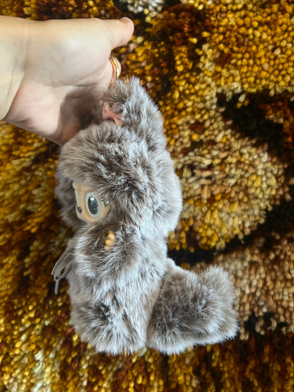 Custom grey fluffy Labubu