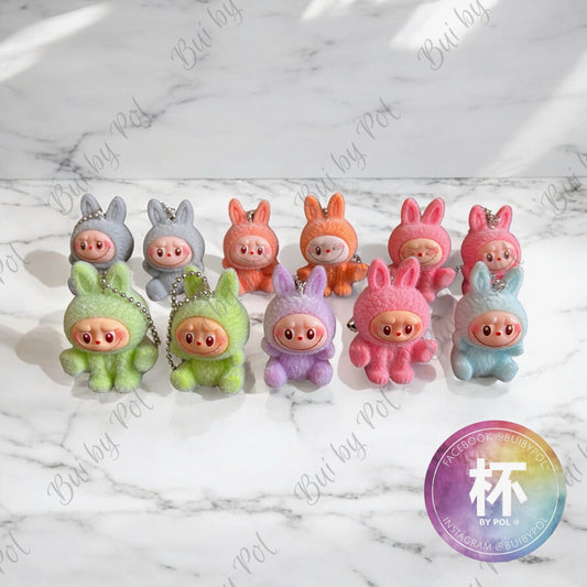 Labubu Lazy Yoga Cup Charm