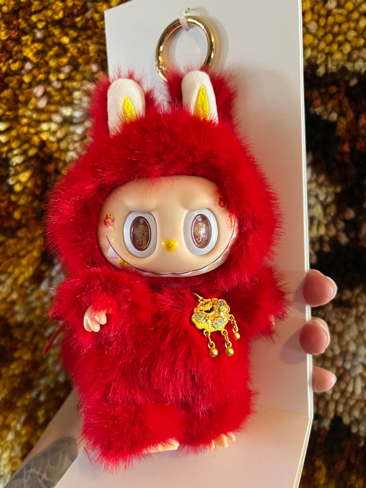 Custom New Year Red Labubu