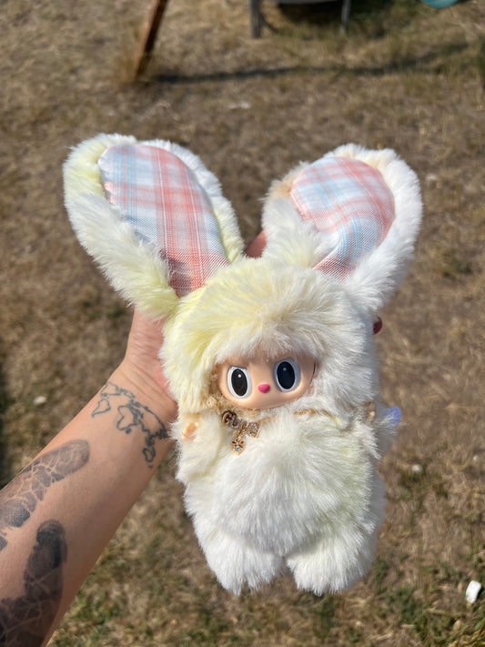 Custom Yellow Long Ears Bunny Labubu