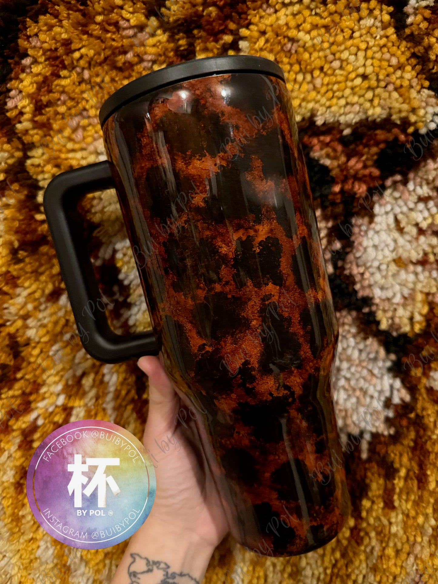 Custom Hydrojug Tortoise tumbler (40oz)