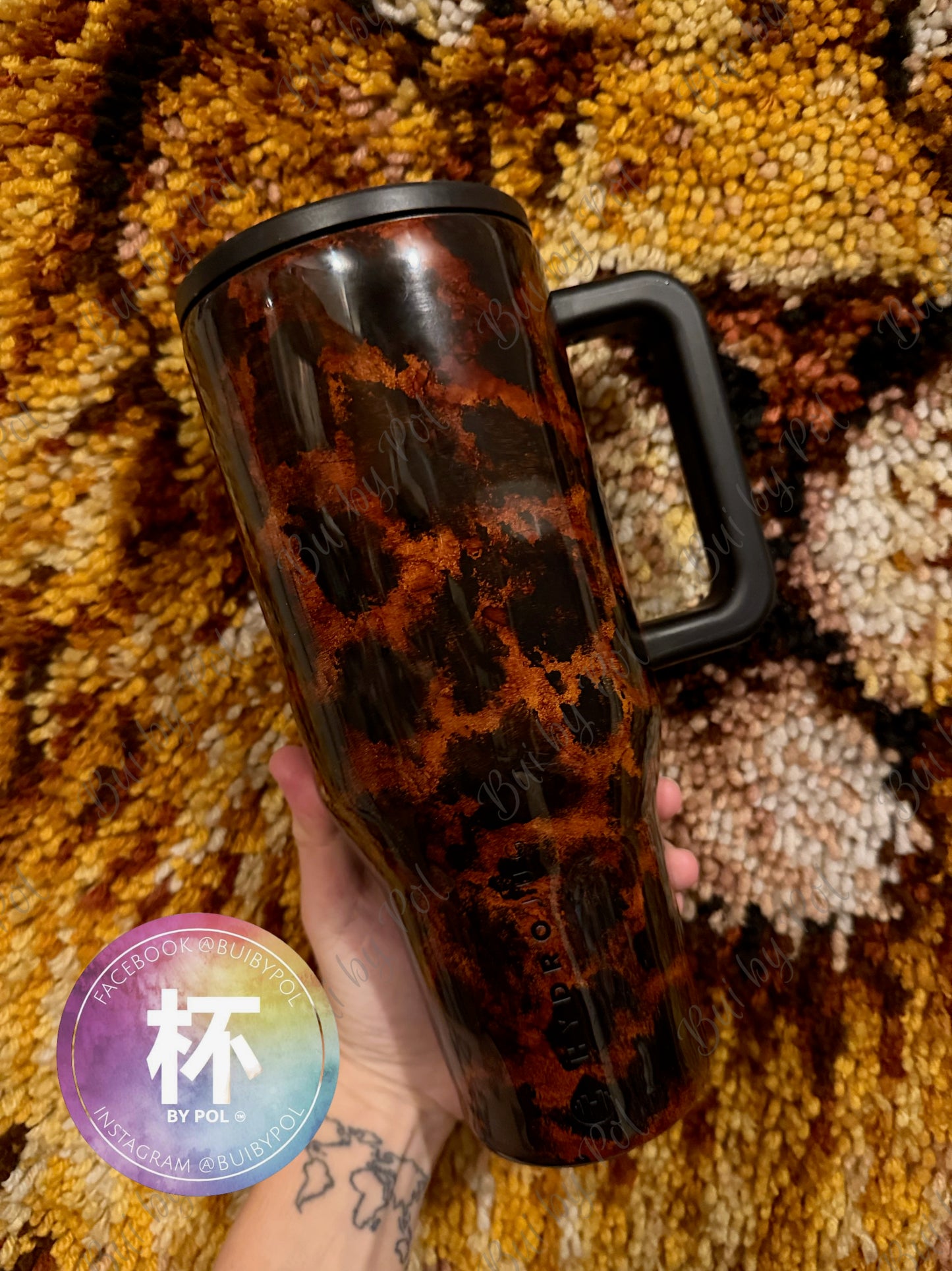 Custom Hydrojug Tortoise tumbler (40oz)