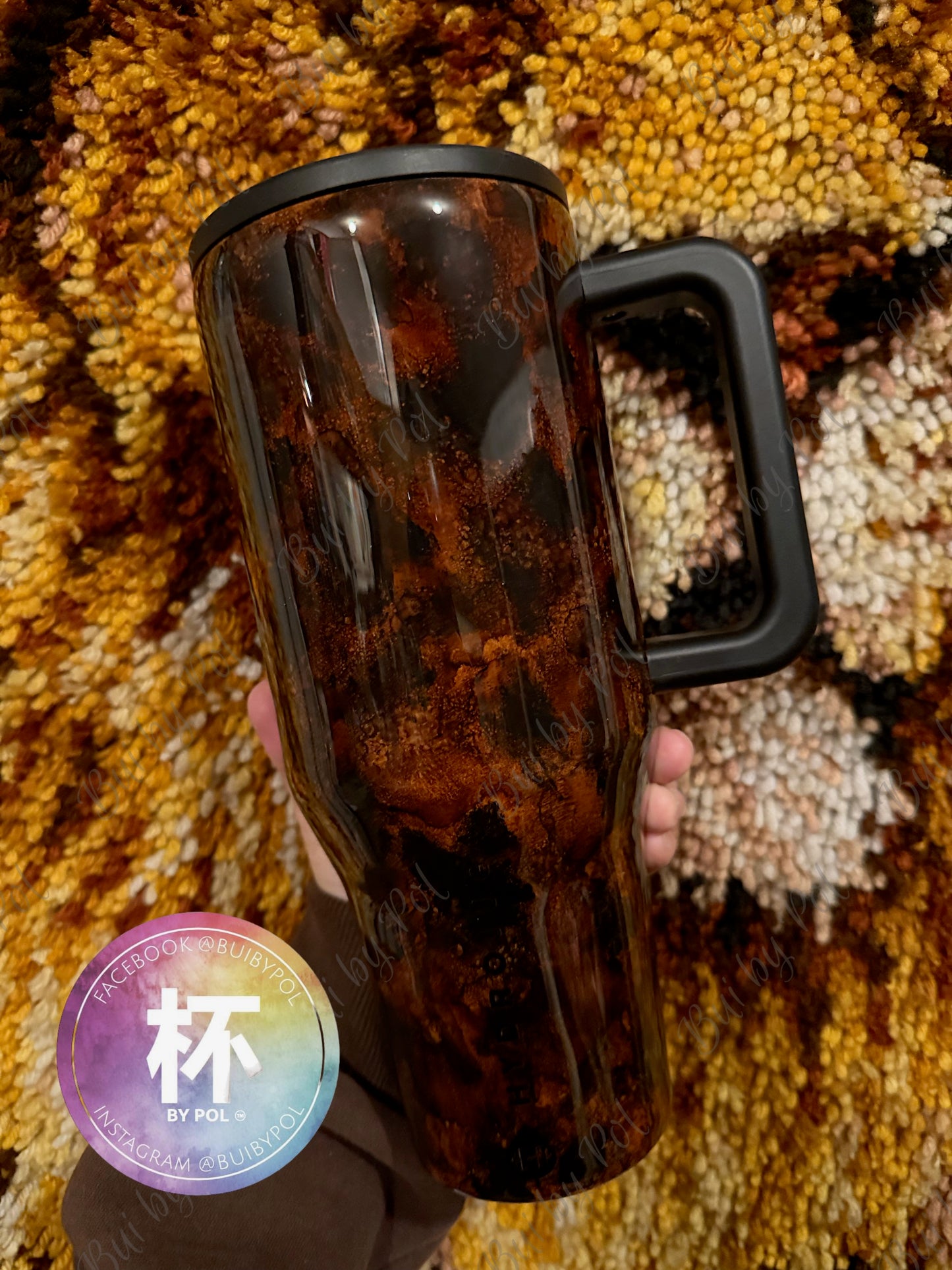 Custom Hydrojug Tortoise tumbler (40oz)