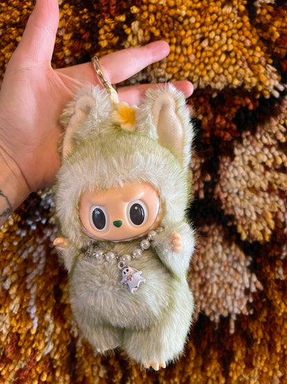 Custom Green Fox Labubu