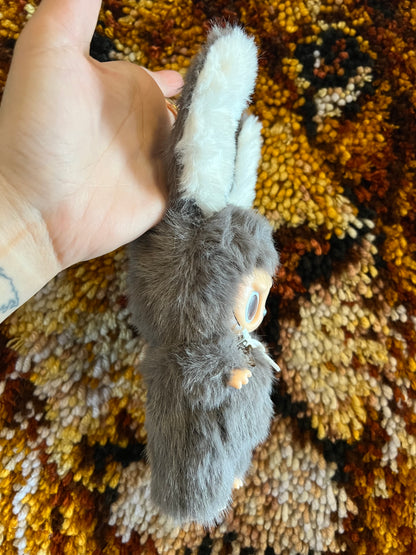 Custom Grey Long Ears Labubu