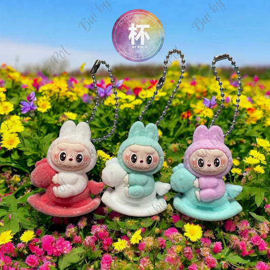 Labubu Riding Horse Cup Charm