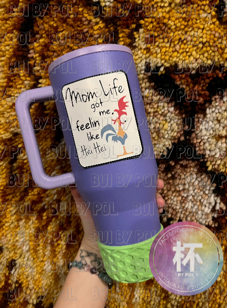 Mom Life Got Me Hei Hei Magnet