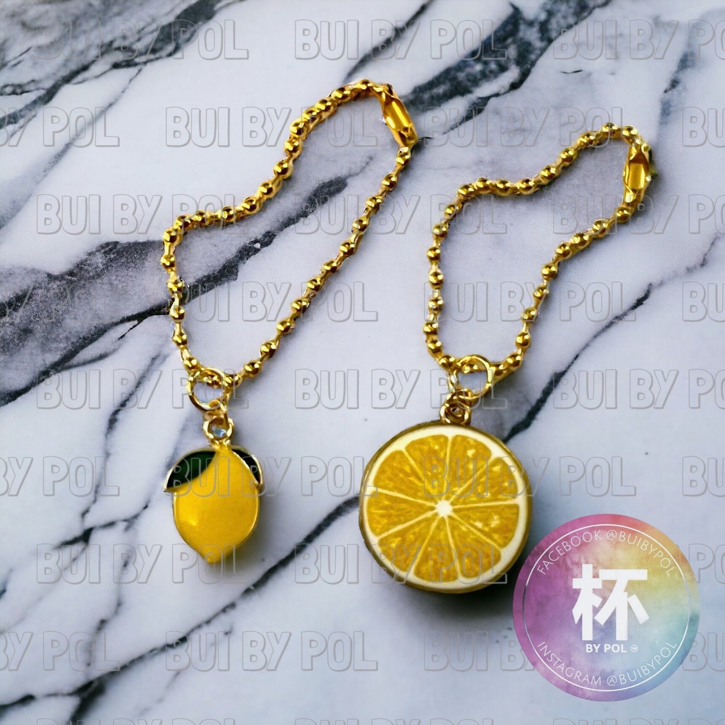 Lemon Cup Charm